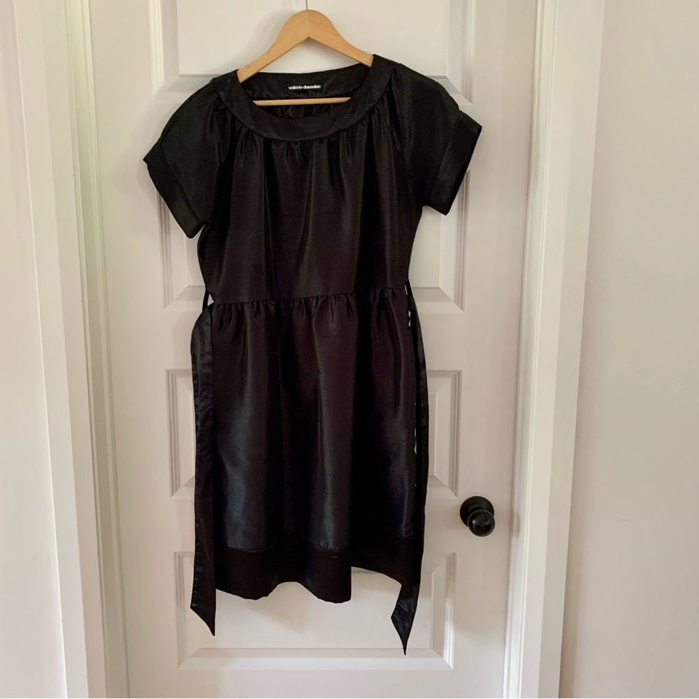 Valerie Dumaine perfect baby doll black dress